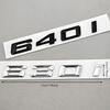 3D ABS Car Letters Logo 630i 640i 650i Badge Sticker Rear Trunk Emblem Decals For BMW 6 Series 630i 640i 650i Car Tail Marking
