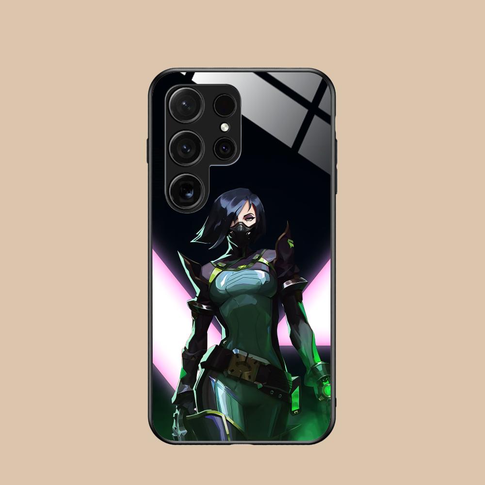 

Valo Viper Phone Case for Samsung Galaxy S26 S25 S24 S23 S22 S21 S20 Note20 Plus FE Ultra Glass Protective Cover Galaxy S26 Ultra