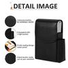 Portable PU Leather Cigarette Case Cover Gas Lighter Holder Box Waist Pocket Pack Belt Bag Smoking Accessories Gadgets for Men