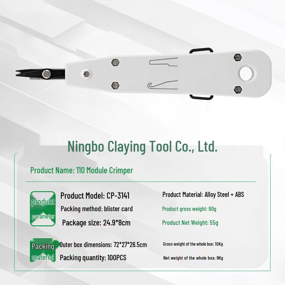 Krohn 110 Module Network Punch Down Tool & Crimping Pliers
