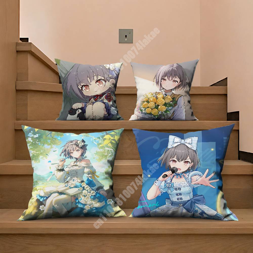 MyGO Tomori Takamatsu Bandori Sofa Couch Pillow Cover Cushion Case Home Bedroom Decoration