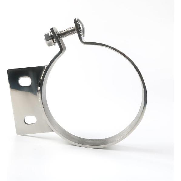 Fits Peterbilt Exhaust Stack 5" Mount Bracket Clamp Chrome 379 359 1987-1993 10294 Silver