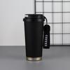 Shangqi Kaffee-Thermoskanne mit Strohhalm und Griff, doppelter Verwendungszweck