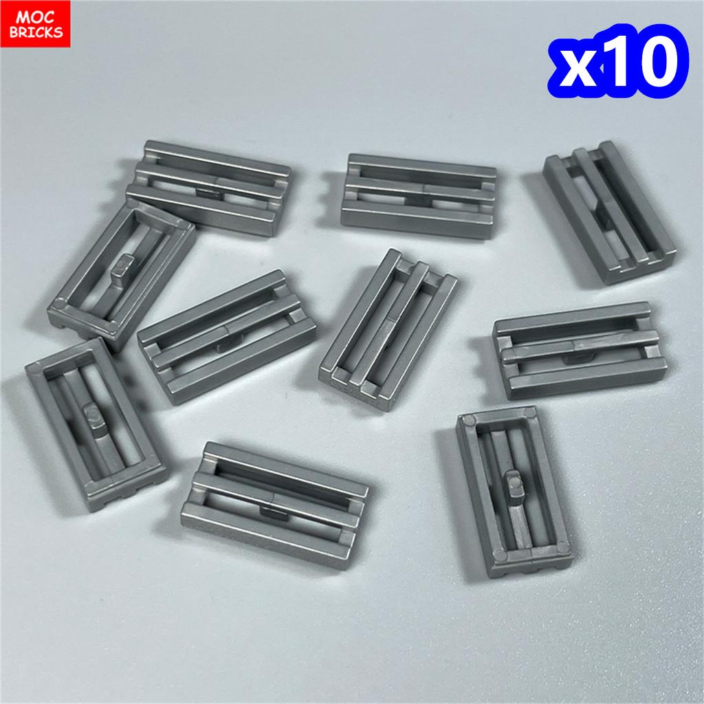 100pcs / lot MY OWN CREATION Blocks Tile Modified 1x2 Grille Including Bottom Groove Lip fit Including 2412b Building Blocks DO-IT-YOURSELF