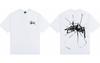 STUSSY American-style Printed Short-sleeved Shirt STU608 White