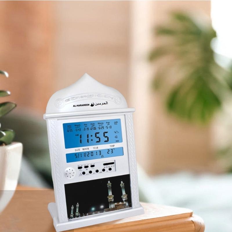 Azan Clock,Led Prayer Clock,Table Clock,Read Home/Office/Mosque Digital Azan Clock/Decorative Clock HA-4007