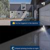 Luce di Sicurezza, Faro Regolabile con Rilevamento del Movimento IP65 Impermeabile, Luce Esterna con Sensore di Movimento