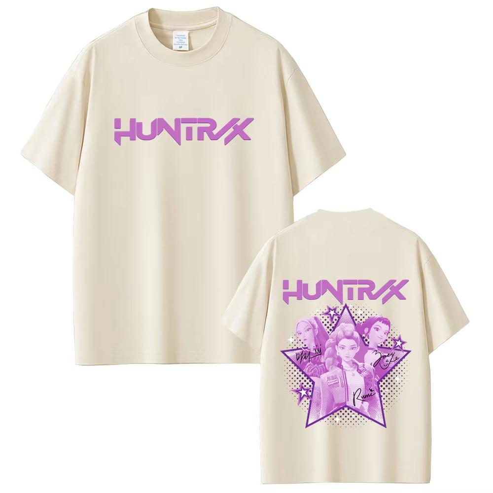 KPop Demon Hunters T-shirt Rumi Mira Zoey Graphic T Shirts Men Women Clothing Soft Cotton Casual Oversized Short Sleeve T-shirts