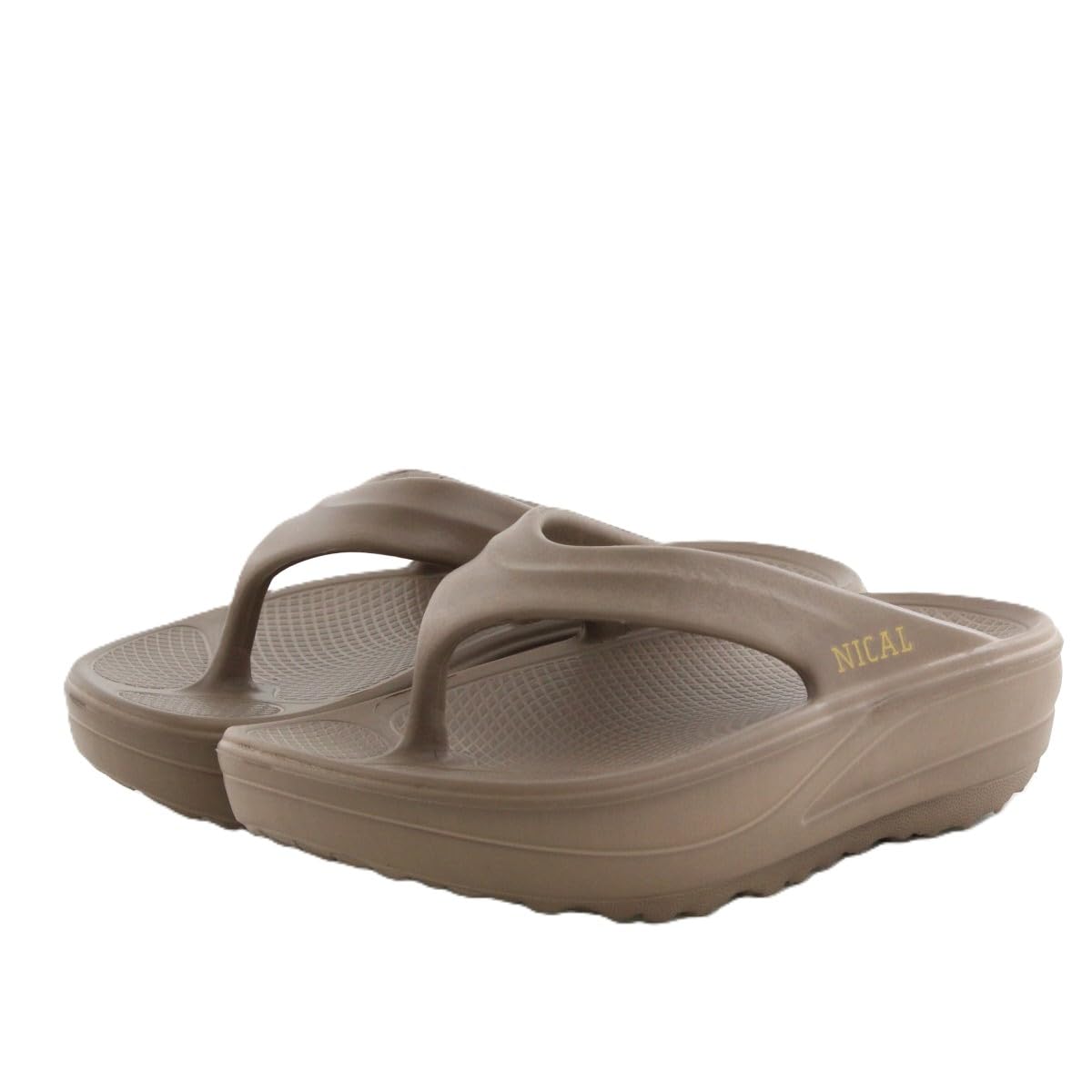 Himiko NICAL Recovery Thong Sandals, 554209 Brown, Medium