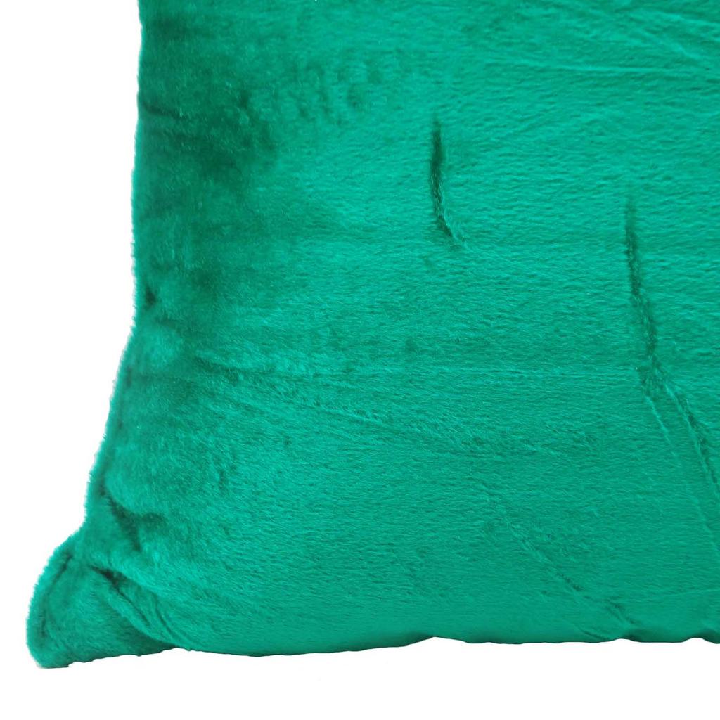 Indian Cushion Cover Home Decor Throw Pillow Velvet Case Green 16 x 16