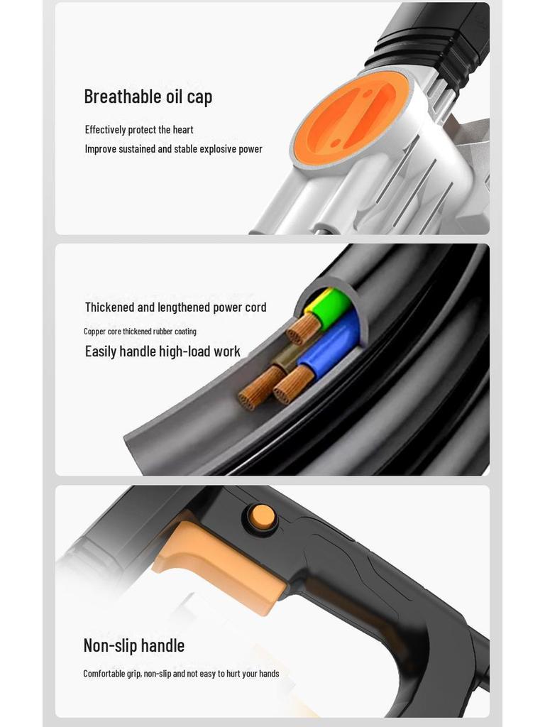 Adjustable 110V Heavy-Duty Electric Demolition Hammer for Concrete and Wall Demolition