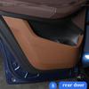 Leather Carbon Fiber Sticker Door Anti Kick Cover Protection Mat For BMW 1 2 3 4 5 Series X1 X2 X3 X4 X5 X6 X7 Car Accessories
