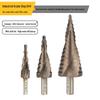 Haisidike 6-Piece Step & Sawtooth Drill Bit Set