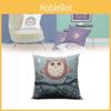 Decorative Owl Anime Cushion Removable Linen Cover Soft Polyester Couch Filling