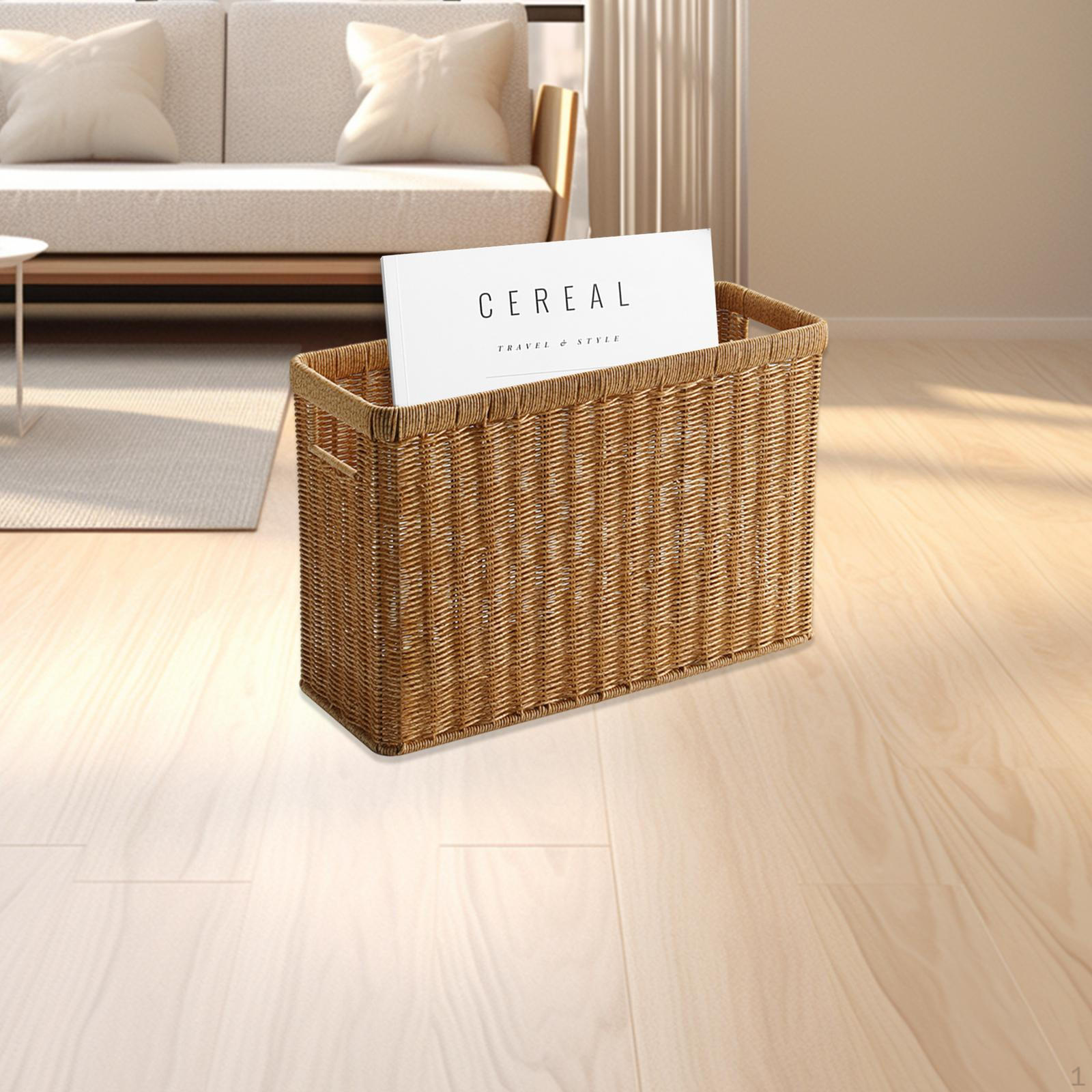 

Органайзер для журналов ручной работы с ручками светло-коричневого