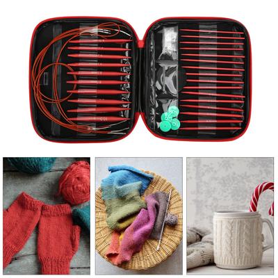 Knitting Needles Set Detachable Multifunctional Circular Knitting Needles Wide Uses for Hats for Sweaters  for Socks 