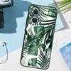 Housse verte feuilles Monstera pour OPPO Reno 14 F 13 12 11 10 Pro 11F 12F 13F 7 8 Lite Étui OPPO Find X9 X8 X6 X5 Pro