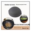 Lu Feng Lai 32cm Cast Iron Wok with Visible Lid
