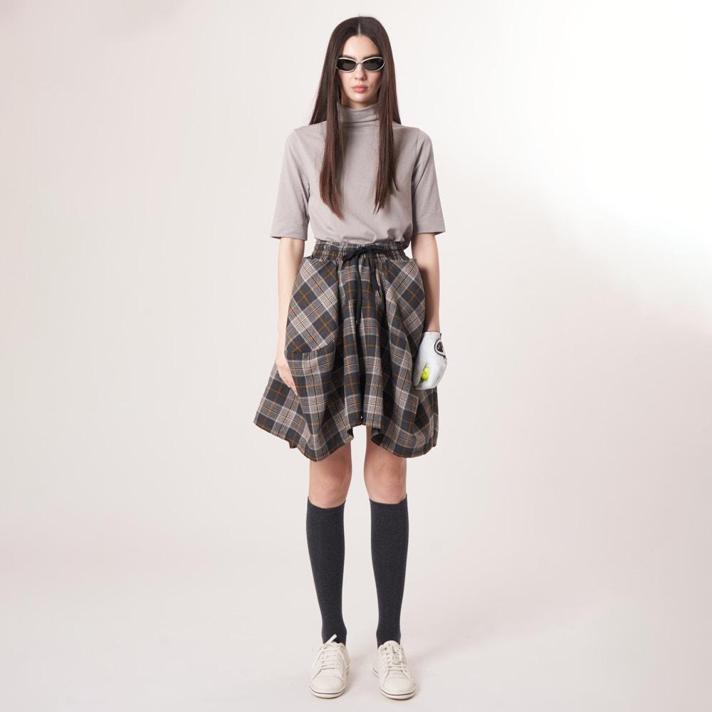 ATHPLATFORM Aw52Ps33 Check Volume G Shorts_Brown