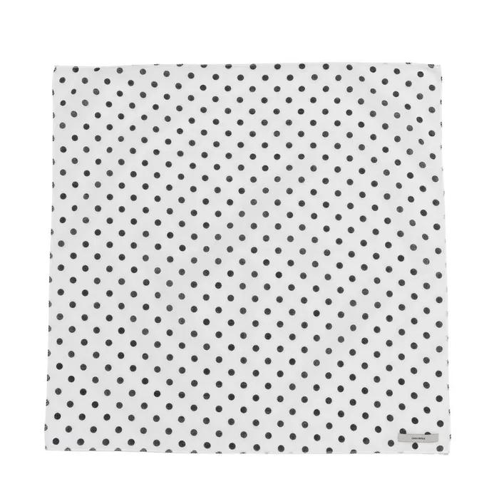 Dot Bandana Scarf (White)