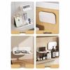 Punch-Free Foldable Wall Shelf: Bathroom, Bedside, or Dorm Storage for Mobile Phones & Set-Top Boxes