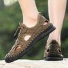 38-48 Sommer Herren Sandalen Outdoor Mesh Strand Sandalen Freizeitschuhe Sneaker Herren Leder Sandalen