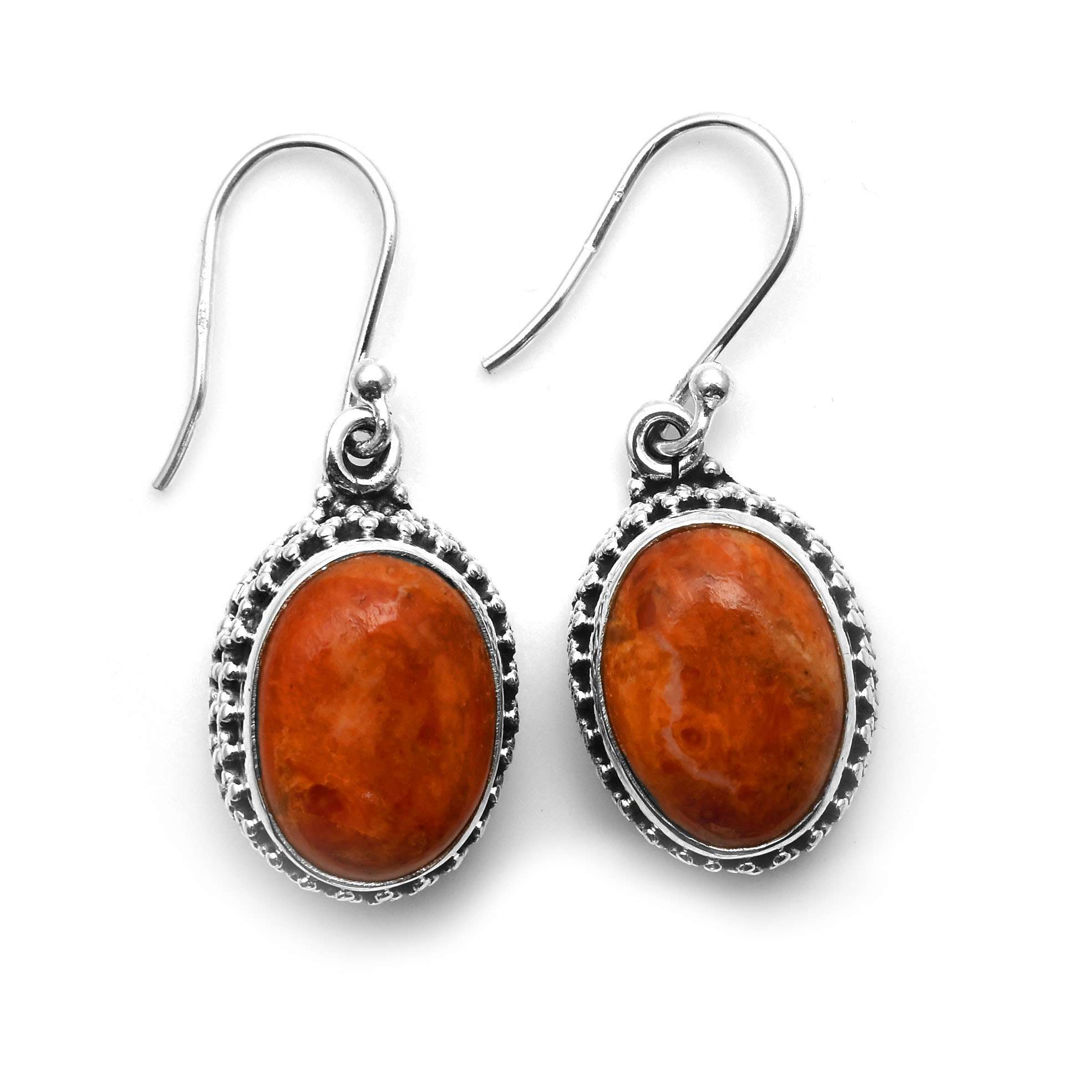 

Carnelian Gemstone Earrings Solid 925 Sterling Silver Handmade Earrings Jewelry Gift For Women And Girls E-3613