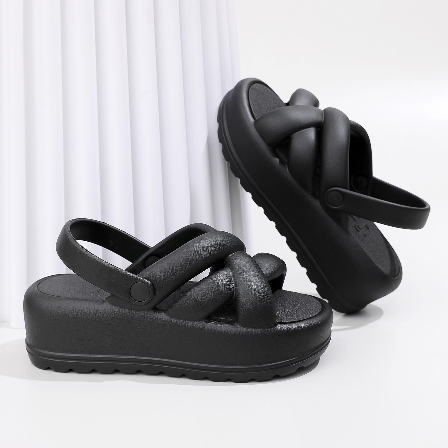 

Новые летние женские тапочки из материала EVA на толстой подошве. Мягкие, удобные, модные и повседневные универсальные тапочки. 39-40