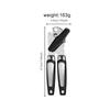 Heavy Duty Stainless Steel Can Opener with Ergonomic Handle for Kitchen Safety Smooth Edge Cut and Built-in Bottle Opener 6