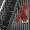 Rindslederarmband 28mm für SevenFriday Q1 Q2 Q02 Q03 Flaches Interface Nietenverziert Handgenäht Luxus-Uhrenzubehör