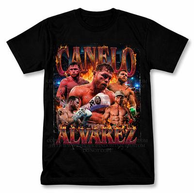Canelo Alvarez Boxing Graphic T Shirt Vintage Bootleg Boxer Tee