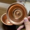 Copper Water Supply Bowl Glossy Holy Water Bowl Buddhist Supplies Water Offering Bowl  Decorative