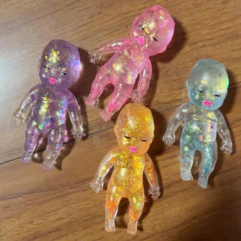 1Pcs Squishy Baby Slow Stress Ball Rebound Decompression Toys Vivid Sugar Baby Squeeze Toy For Adult Kid Relieve Stress