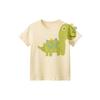 2024 Children 3D Cartoon Short T-Shirts Clothes for Boy 100% Cotton Short Sleeve Dinosaurs Cute Kids Casual Sport Top Tees