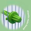 Plastic Swing Perch Toy Spring Wobble Bird Chewing Stand Parrot Play Rack  for Bird Cage Aviary
