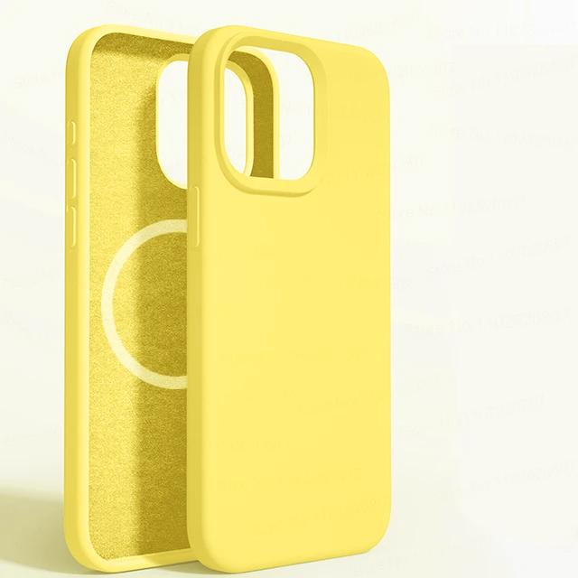 For Magsafe Liquid Silicone Magnetic Case For  For Iphone 16 15 14 13 12 11 Pro Max 16 14 15 Plus Wireless Charging Back Cover