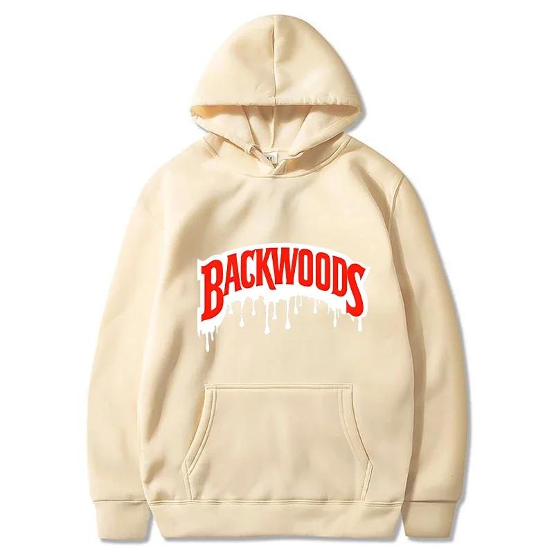 Dripping Backwoods Hoodies Men Fashion Letter Graphic Printed Sweatshirts Women Casual Cool Harajuku Streetwear Hooded Pullovers