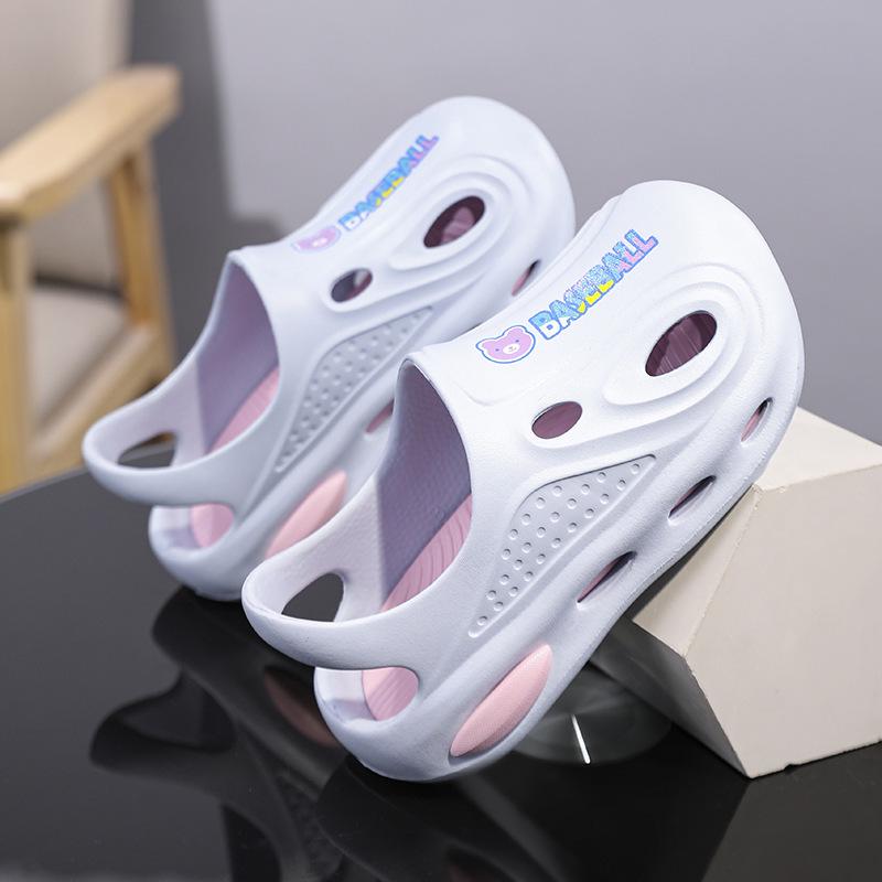 Boys' and Girls' EVA Non-Slip Closed-Toe Summer Slippers - Fashionable, Cute, Comfortable Indoor/Outdoor Shoes