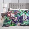 Uma Musume Pretty Derby Blankets Fleece Spring Autumn   Multifunction Soft Throw Blanket for Home Bedroom Quilt