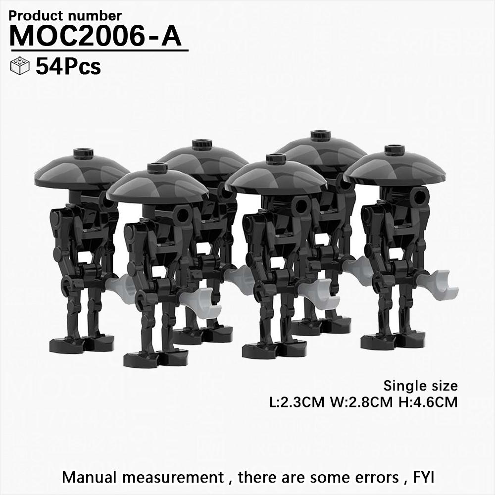MOOXI Movie Series Set MOC Bricks Robot Compatible With Action Figures Model DIY Sets Adults Building Blocks Toys For Kids Gifts