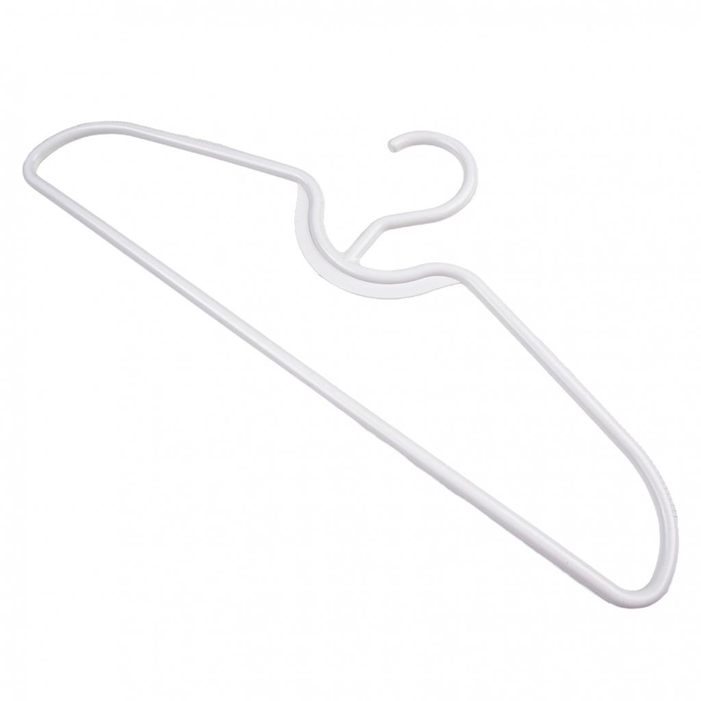 Short Neck Hangers Clothes Hanger Lightweight Pack Of 10