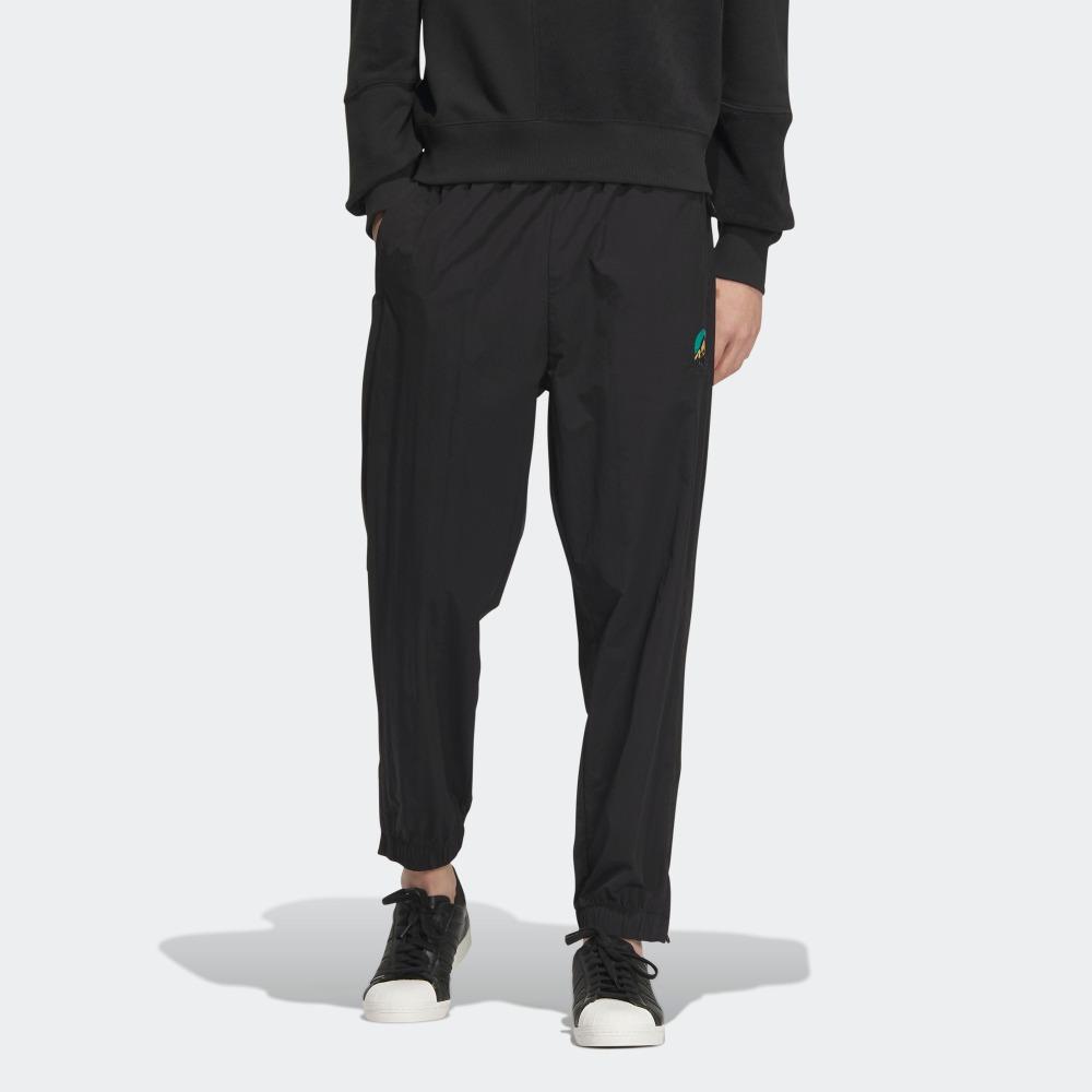 Adidas Originals Trefoil Solid Logo Elastic Waist Joggers Men Bottoms Black IK8621