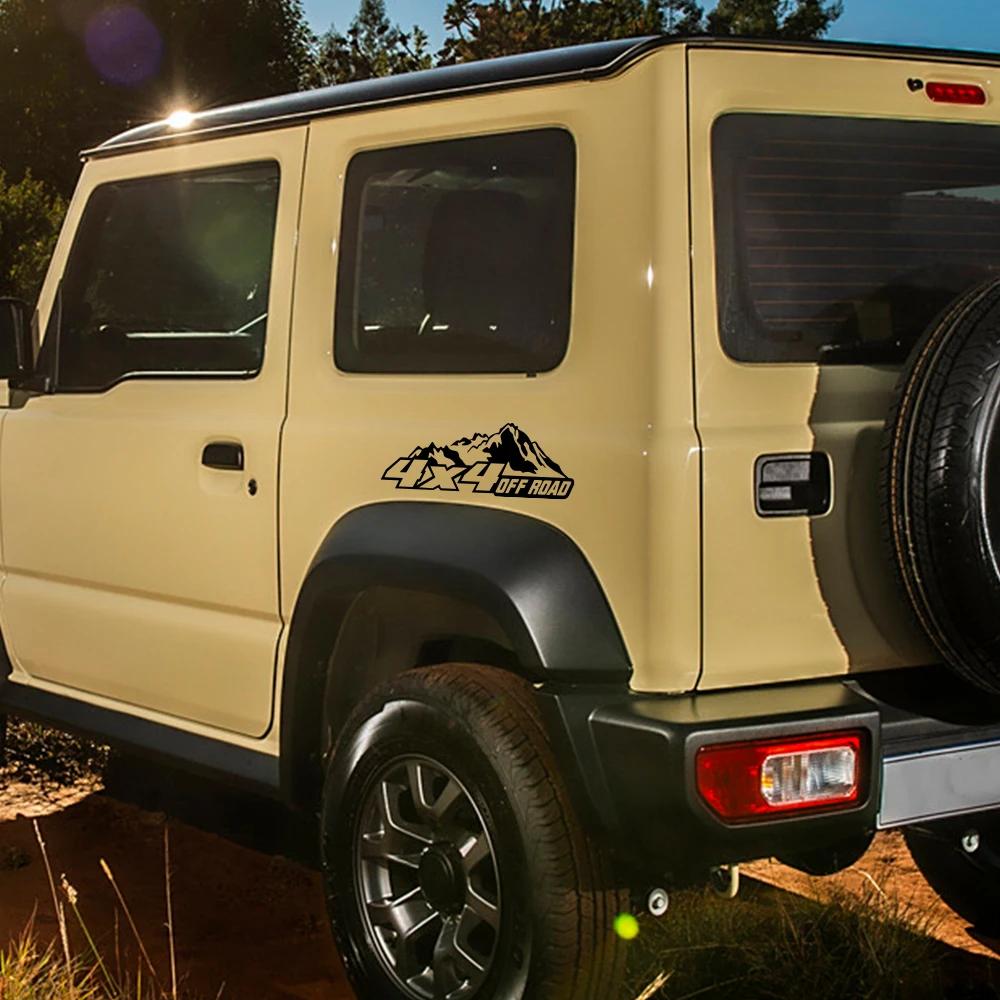 Car Sticker 4x4 Offroad Mountain Sticker For SUZUKI JIMNY Waterproof Vinyl Film Car Accessories PVC Auto Exterior Decoration