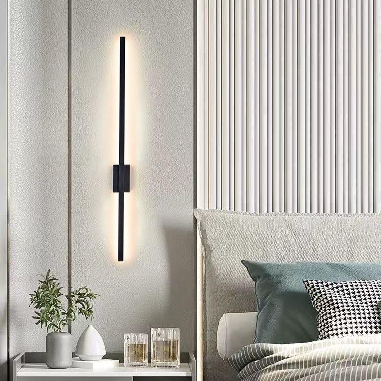 LED Bedroom Bedside Lamp Modern LED Strip Lamp Living Room TV Background Wall Lamp Aisle Lamp