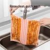Non-Stick Absorbent Kitchen Dishcloth - Easy-Clean, Hair-Free, Lazy Rag for Wiping and Housework