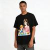Warm Parent-Child Meal Time Printed Family Matching Tops Pure cotton T-shirt