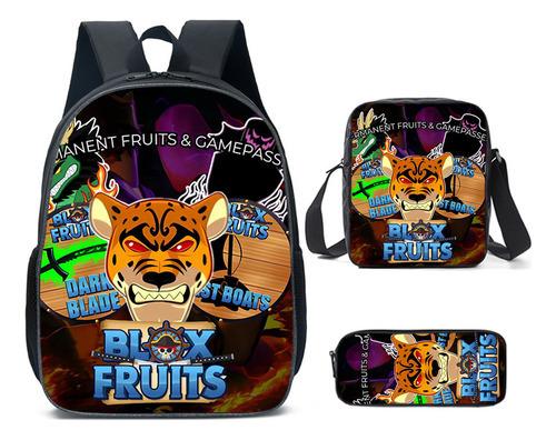 

Blox Fruits Primary And Secondary School School Bag Children S Backpack Large Capacity Backpack Satchel Pencil Case Backpack