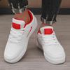 Men's 2025 Versatile Mesh Sneakers - Spring/Summer Casual Soft Sole White Shoes for Youth