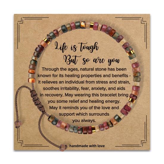 Women Bracelet Colorful Beads Decor Adjustable Length Braided Bracelet Wristwear Jewelry Gift Versatile Accessory