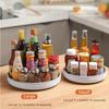 Multi-function 360 Rotating Seasoning Storage Rack Shelf Rotating Spice Rack Non-slip Waterproof Kitchen Organizer Accessories
